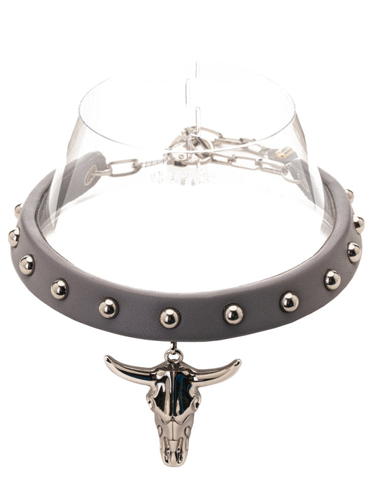 Choker Cravejo Cinza