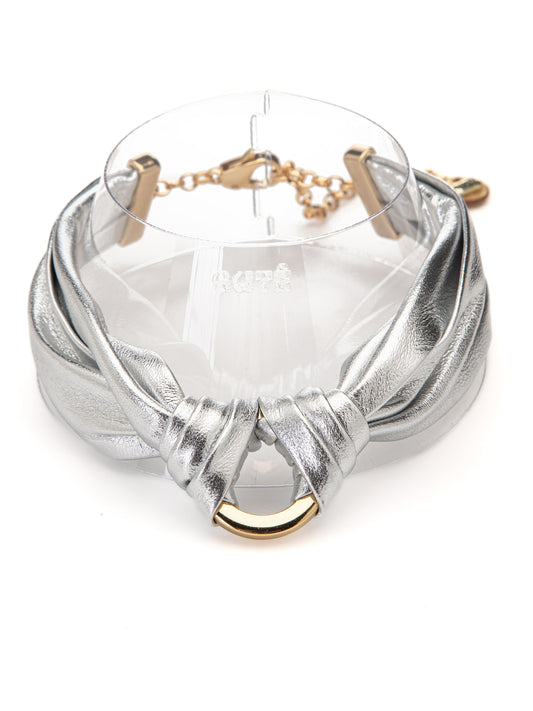 Choker Anel Prata